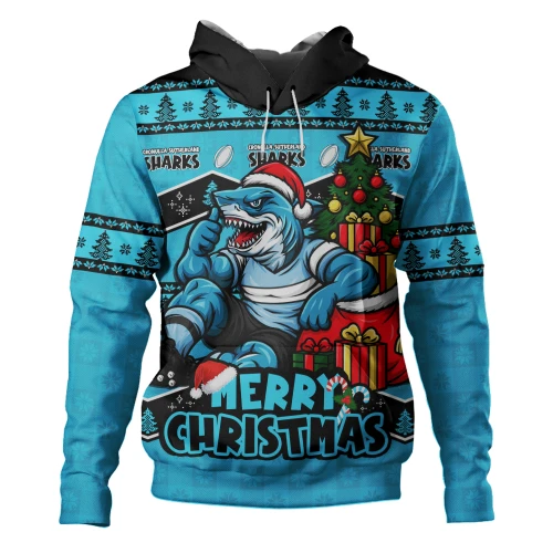 Cronulla-Sutherland Sharks Hoodie Christmas Glory And Timeless Team Pride