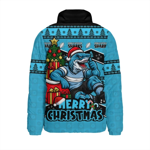 Cronulla-Sutherland Sharks Padded Jacket Christmas Glory And Timeless Team Pride