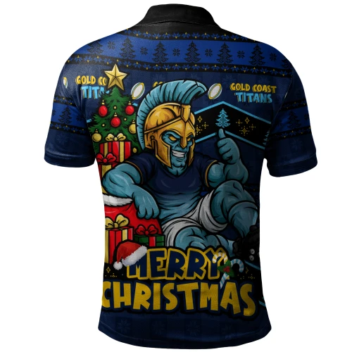 Gold Coast Titans Polo Shirt Christmas Glory And Timeless Team Pride