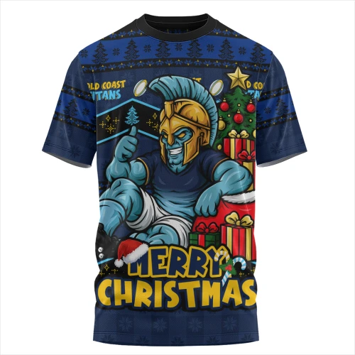 Gold Coast Titans T-Shirt Christmas Glory And Timeless Team Pride