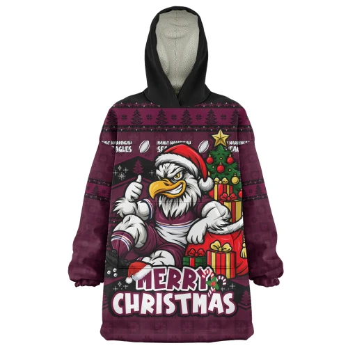 Manly Warringah Sea Eagles Snug Hoodie Christmas Glory And Timeless Team Pride