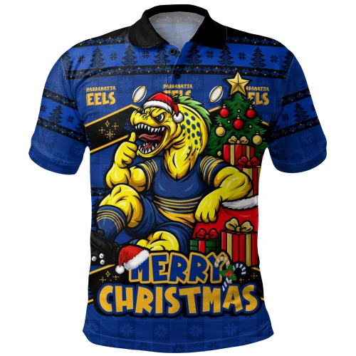 Parramatta Eels Polo Shirt Christmas Glory And Timeless Team Pride
