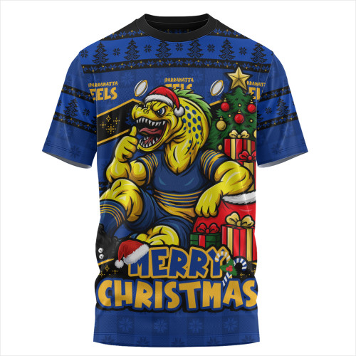 Parramatta Eels T-Shirt Christmas Glory And Timeless Team Pride