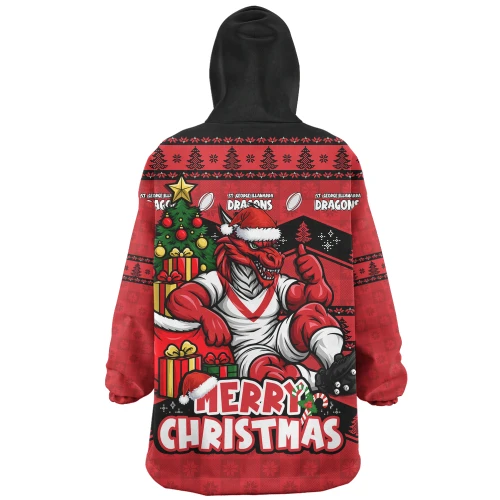 St. George Illawarra Dragons Snug Hoodie Christmas Glory And Timeless Team Pride