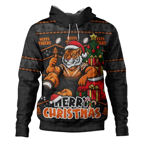 Wests Tigers Hoodie Christmas Glory And Timeless Team Pride