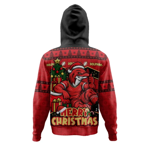 Redcliffe Dolphins Hoodie Christmas Glory And Timeless Team Pride