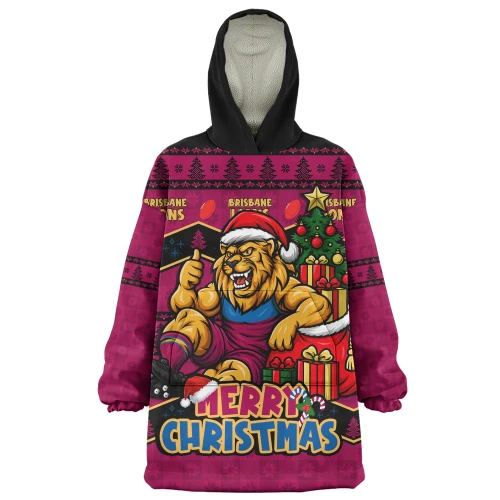Brisbane Lions Snug Hoodie Christmas Pride Beyond The Game