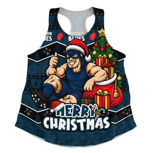 Carlton Women Racerback Tank Christmas Pride Beyond The Game