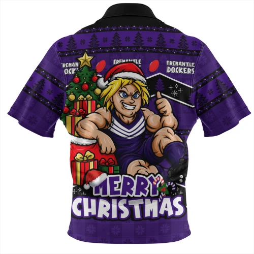 Fremantle Zip Polo Shirt Christmas Pride Beyond The Game