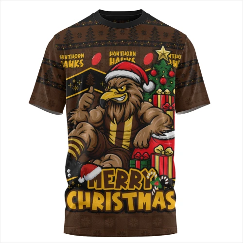 Hawthorn T-Shirt Christmas Pride Beyond The Game