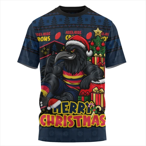Adelaide Crows T-Shirt Christmas Pride Beyond The Game