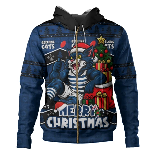 Geelong Cats Hoodie Christmas Pride Beyond The Game