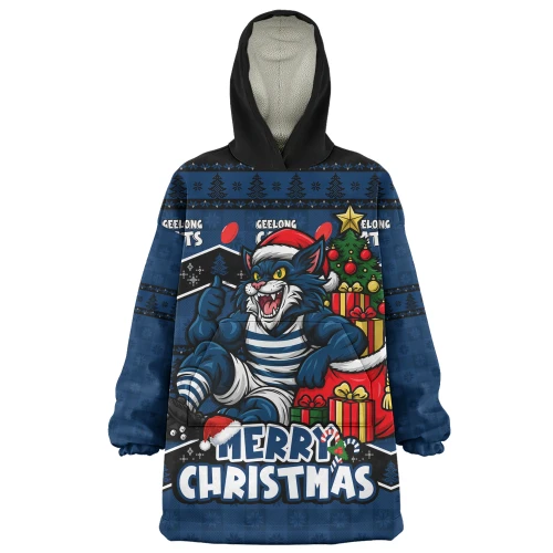 Geelong Cats Snug Hoodie Christmas Pride Beyond The Game