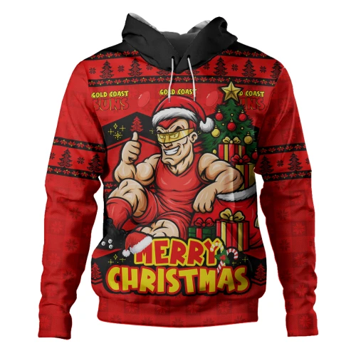 Gold Coast SUNS Hoodie Christmas Pride Beyond The Game