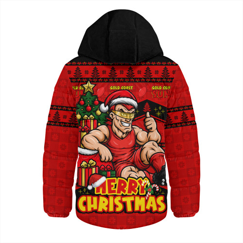 Gold Coast SUNS Hooded Padded Jacket Christmas Pride Beyond The Game