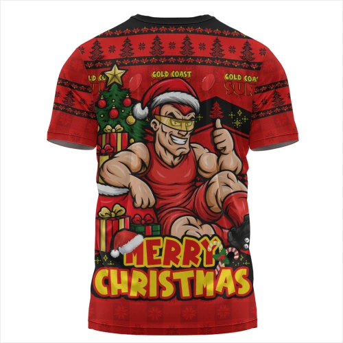 Gold Coast SUNS T-Shirt Christmas Pride Beyond The Game
