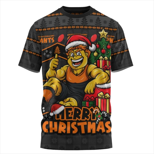 GWS GIANTS T-Shirt Christmas Pride Beyond The Game