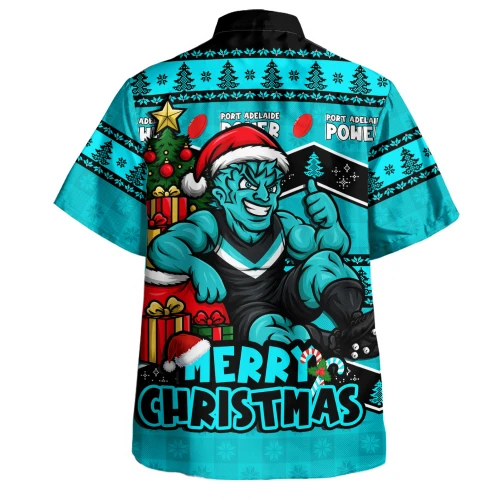 Port Adelaide Hawaiian Shirt Christmas Pride Beyond The Game