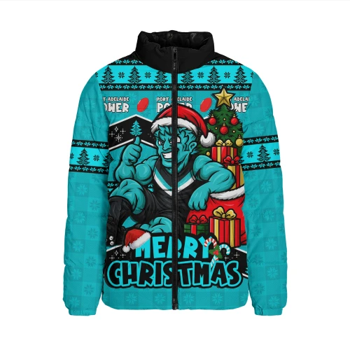 Port Adelaide Padded Jacket Christmas Pride Beyond The Game