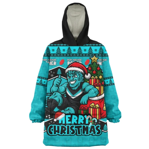 Port Adelaide Snug Hoodie Christmas Pride Beyond The Game
