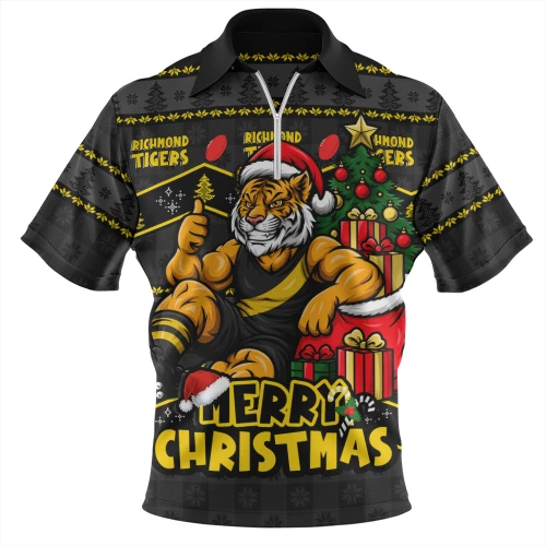 Richmond Zip Polo Shirt Christmas Pride Beyond The Game