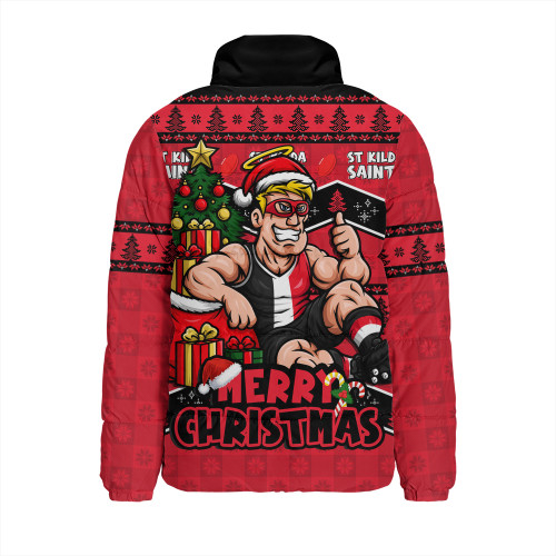 St Kilda Padded Jacket Christmas Pride Beyond The Game