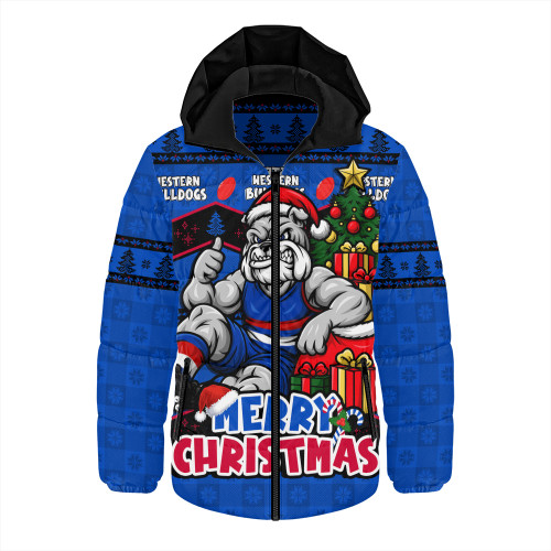 Western Bulldogs Hooded Padded Jacket Christmas Pride Beyond The Game