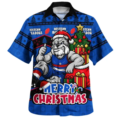 Western Bulldogs Hawaiian Shirt Christmas Pride Beyond The Game