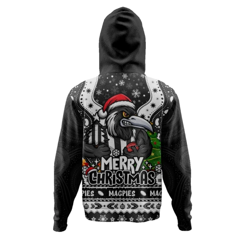 Collingwood Hoodie Aboriginals Christmas Pride With Merry Game Day Energy
