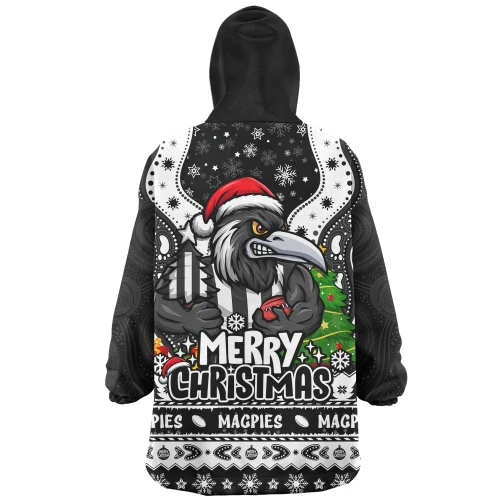 Collingwood Snug Hoodie Aboriginals Christmas Pride With Merry Game Day Energy