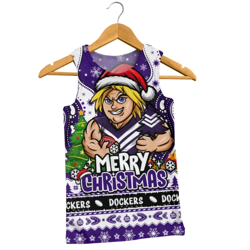 Fremantle Men Tank Top Aboriginals Christmas Pride With Merry Game Day Energy