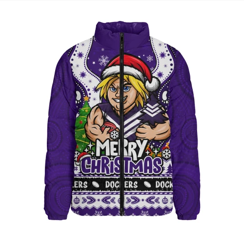 Fremantle Padded Jacket Aboriginals Christmas Pride With Merry Game Day Energy