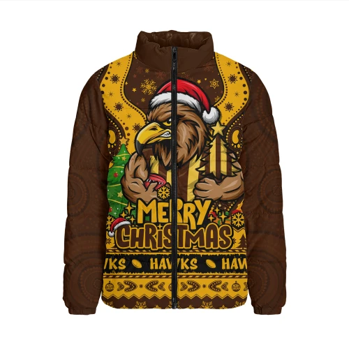 Hawthorn Padded Jacket Aboriginals Christmas Pride With Merry Game Day Energy