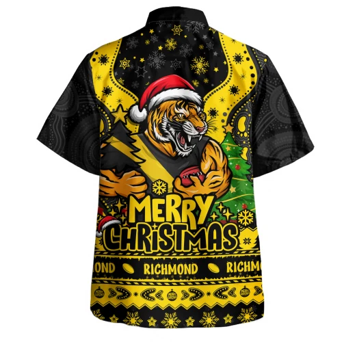 Richmond Hawaiian Shirt Aboriginals Christmas Pride With Merry Game Day Energy