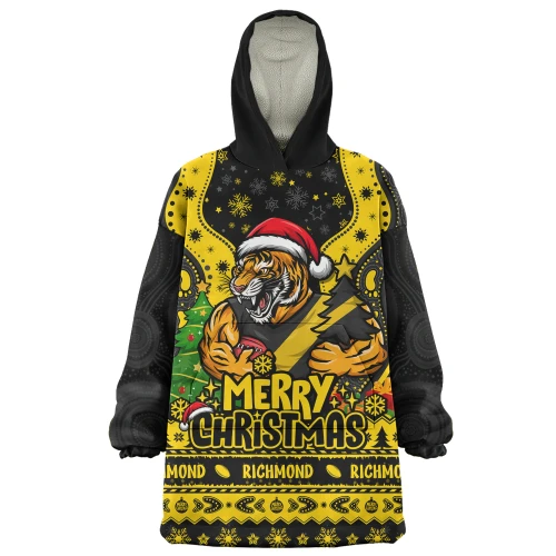 Richmond Snug Hoodie Aboriginals Christmas Pride With Merry Game Day Energy