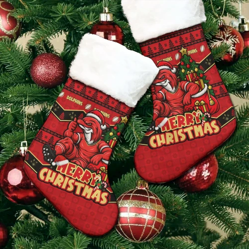 Redcliffe Dolphins Christmas Stocking Christmas Glory And Timeless Team Pride