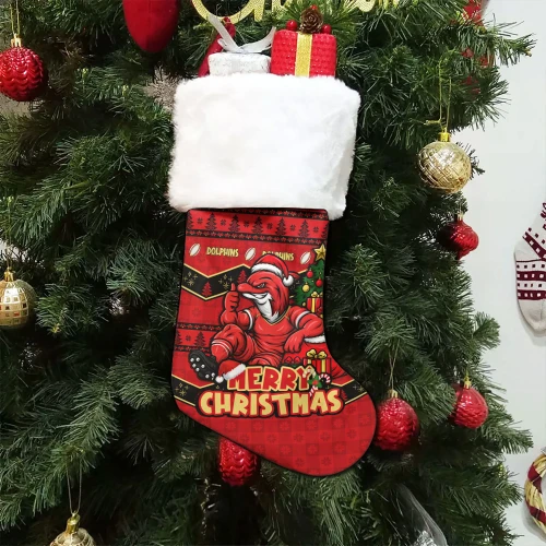 Redcliffe Dolphins Christmas Stocking Christmas Glory And Timeless Team Pride