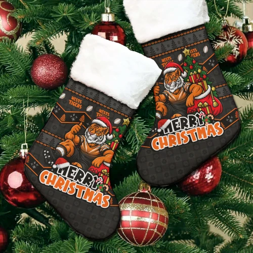 Wests Tigers Christmas Stocking Christmas Glory And Timeless Team Pride
