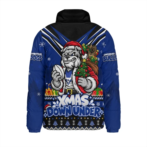 Canterbury-Bankstown Bulldogs Padded Jacket Aussie Santa Christmas Joy For Festive Celebrations