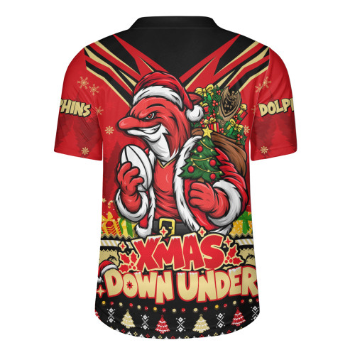 Redcliffe Dolphins Rugby Jersey Aussie Santa Christmas Joy For Festive Celebrations