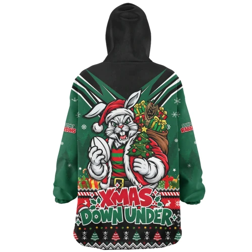 South Sydney Rabbitohs Snug Hoodie Aussie Santa Christmas Joy For Festive Celebrations