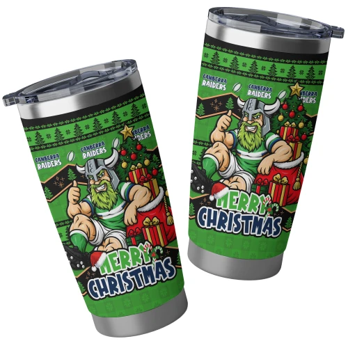 Canberra Raiders Tumbler Christmas Glory And Timeless Team Pride