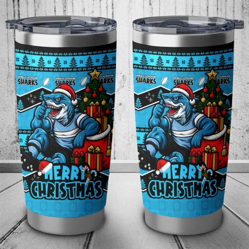 Cronulla-Sutherland Sharks Tumbler Christmas Glory And Timeless Team Pride