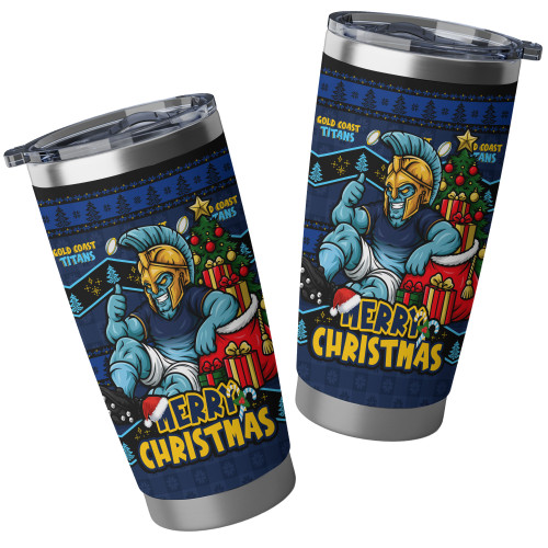 Gold Coast Titans Tumbler Christmas Glory And Timeless Team Pride