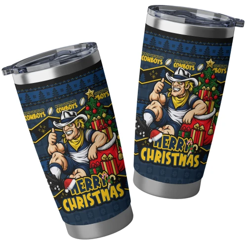 North Queensland Cowboys Tumbler Christmas Glory And Timeless Team Pride