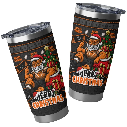 Wests Tigers Tumbler Christmas Glory And Timeless Team Pride