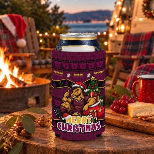 Brisbane Broncos Can Cooler Christmas Glory And Timeless Team Pride