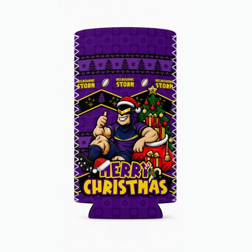 Melbourne Storm Can Cooler Christmas Glory And Timeless Team Pride