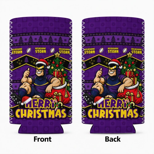 Melbourne Storm Can Cooler Christmas Glory And Timeless Team Pride