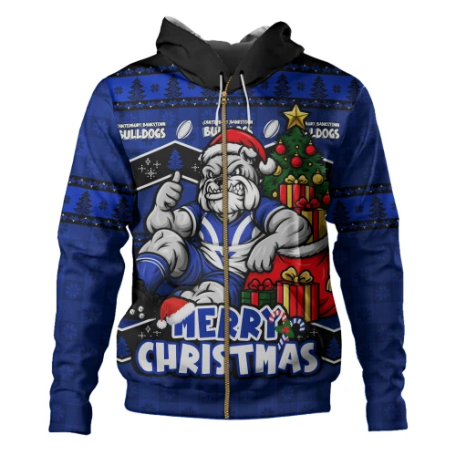 Canterbury-Bankstown Bulldogs Hoodie Christmas Glory And Timeless Team Pride Personalised Edition